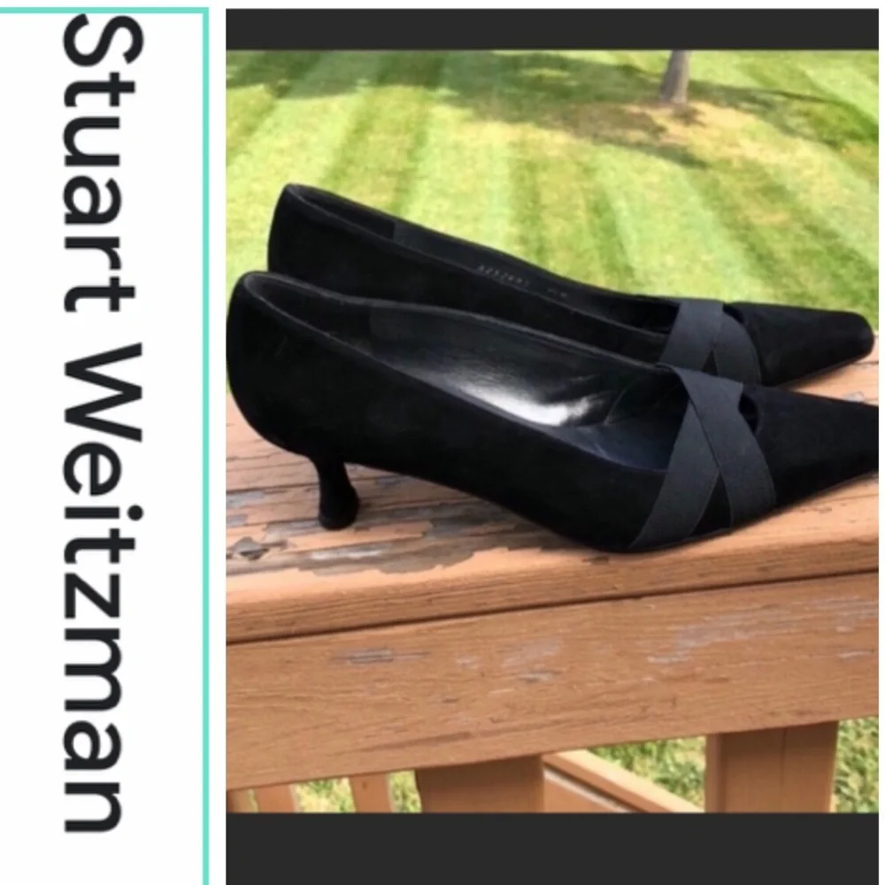 Stuart weitzman kitty heel pumps Comfy yet stylish